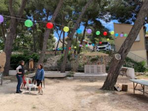 Discussion dans Jardin Zen